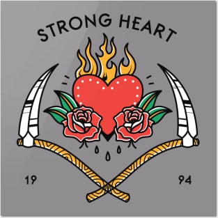 Strong Heart Posters and Art